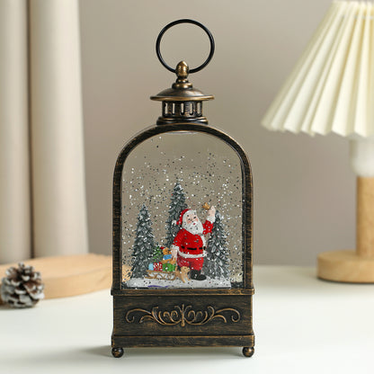 SINT Christmas Vintage Snow Globe Lantern