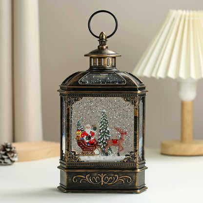 SINT Christmas Vintage Snow Globe Lantern