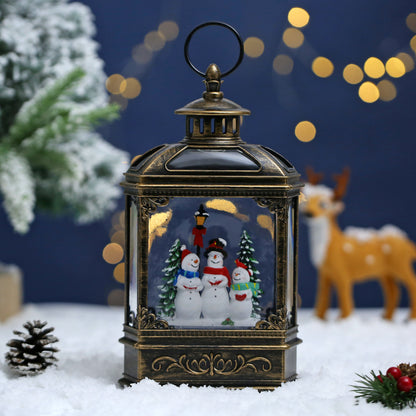 SINT Christmas Vintage Snow Globe Lantern