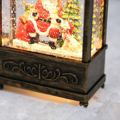 SINT Christmas Vintage Snow Globe Lantern