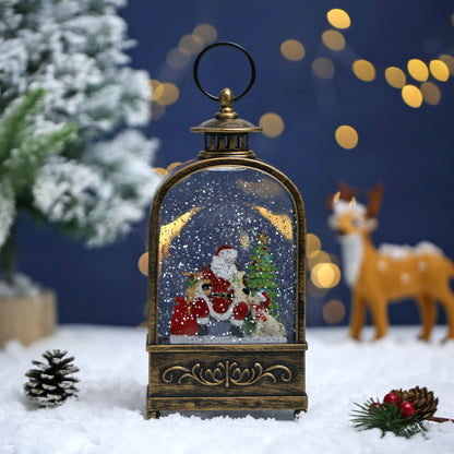 SINT Christmas Vintage Snow Globe Lantern