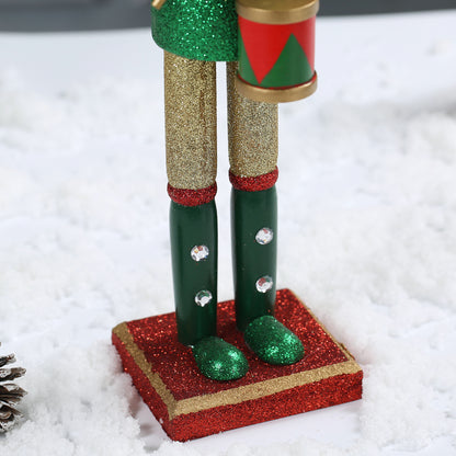 SINT 15 Inch Traditional Wooden Nutcracker for Christmas Decorations