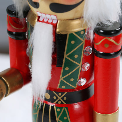 SINT 15 Inch Traditional Wooden Nutcracker for Christmas Decorations