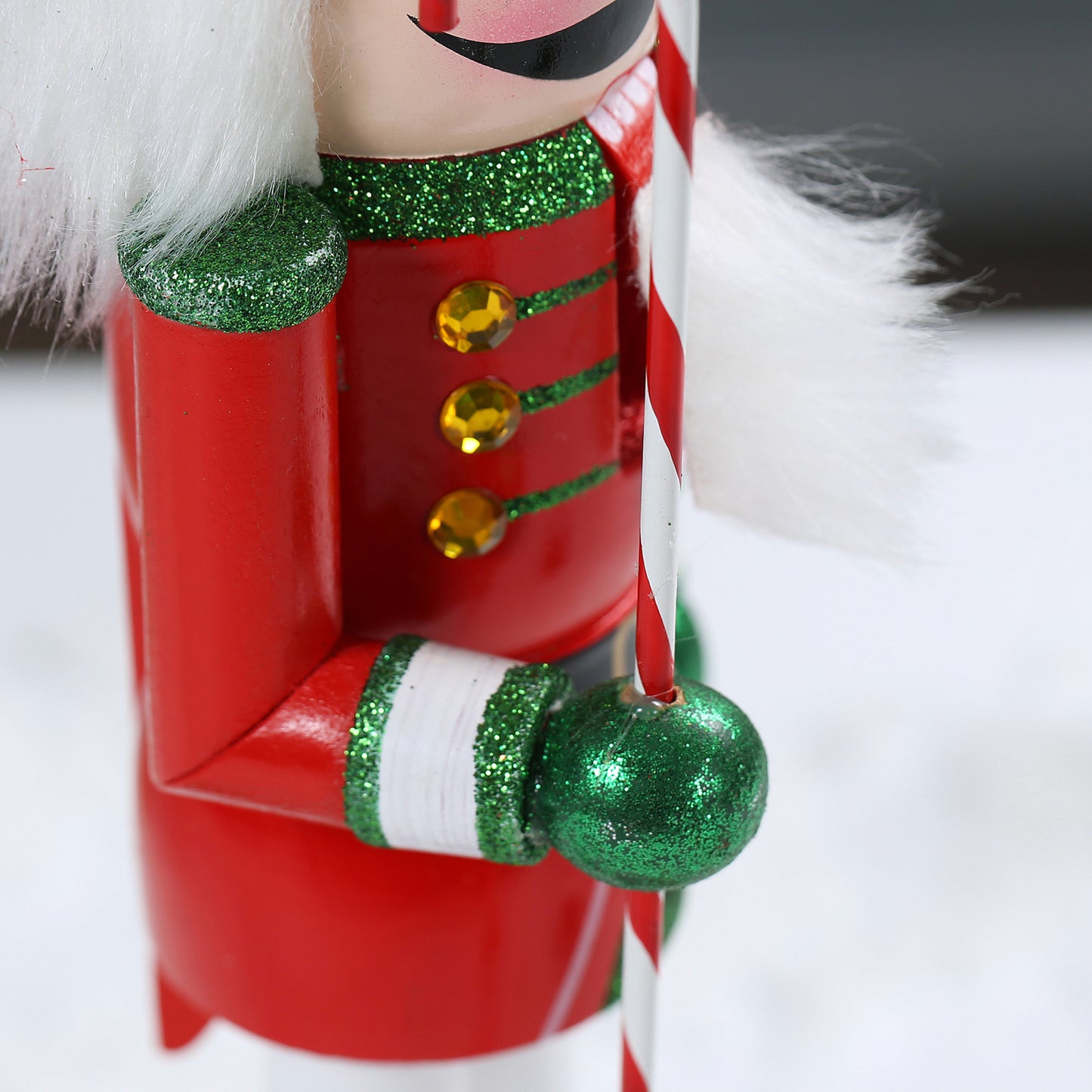 SINT 15 Inch Traditional Wooden Nutcracker for Christmas Decorations