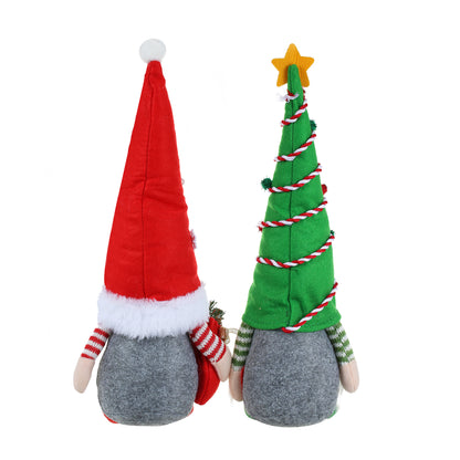 SINT Christmas Gnome Handmade Scandinavian Tomte Set of 2 for Home Decorations