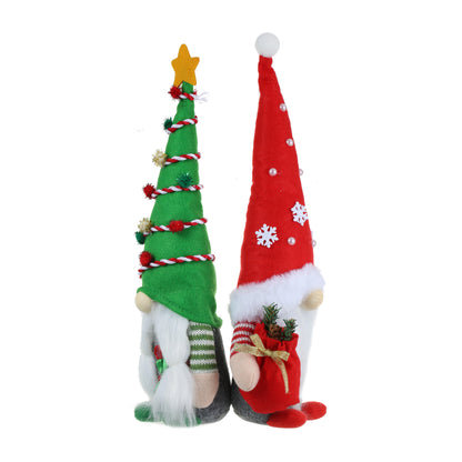 SINT Christmas Gnome Handmade Scandinavian Tomte Set of 2 for Home Decorations