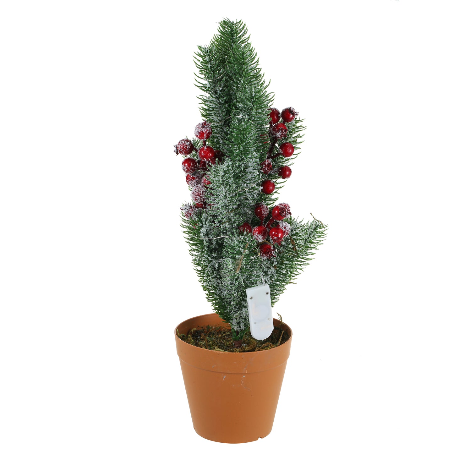 SINT 19" Premium Artificial Small Chritsmas Tree with Light for Home Decoration