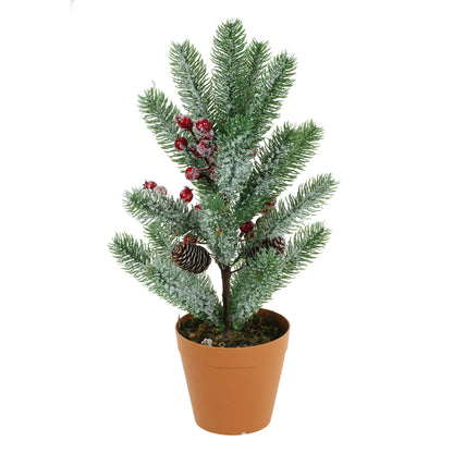 SINT 19" Premium Artificial Small Chritsmas Tree with Light for Home Decoration