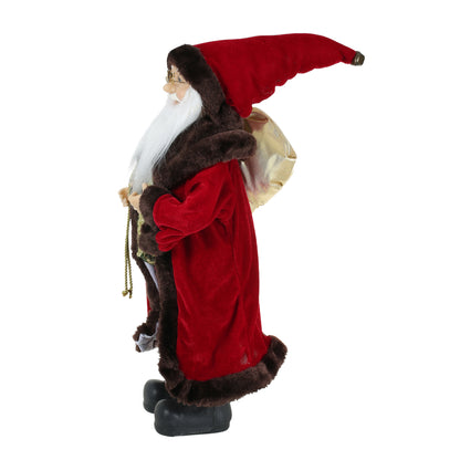 SINT 18 Inch Christmas Standing Santa Claus Doll Statue Figurine Ornament