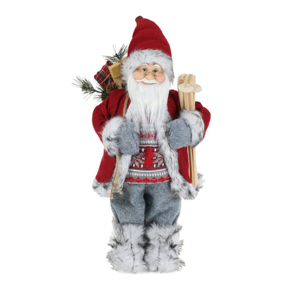 SINT 18 Inch Christmas Standing Santa Claus Doll Statue Figurine Ornament