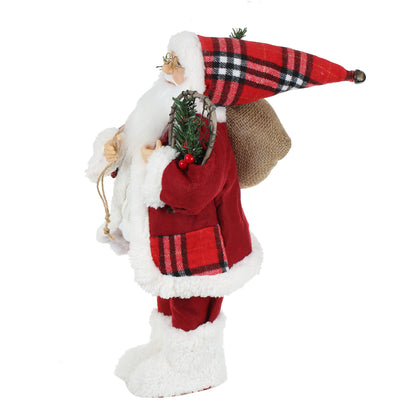 SINT 18 Inch Christmas Standing Santa Claus Doll Statue Figurine Ornament