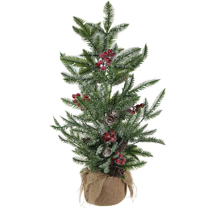 SINT 30" Premium Artificial Small Chritsmas Tree with Light for Home Decoration