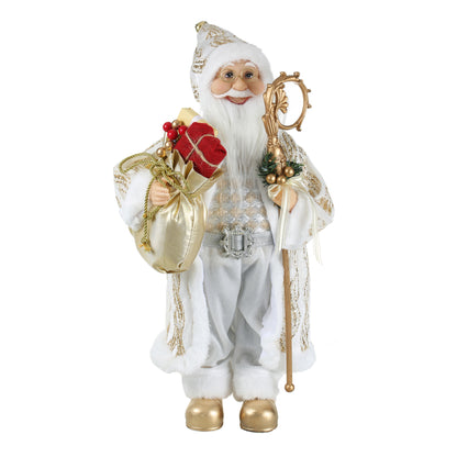 SINT 18 Inch Christmas Standing Santa Claus Doll Statue Figurine Ornament