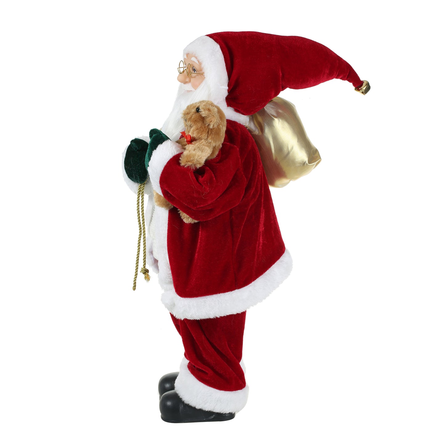 SINT 18 Inch Christmas Standing Santa Claus Doll Statue Figurine Ornament