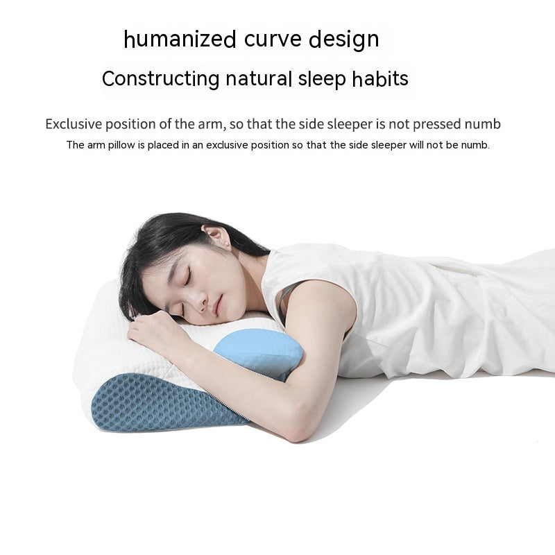Slow Rebound Home Dormitory Memory Side Sleeping Shaped Pillow