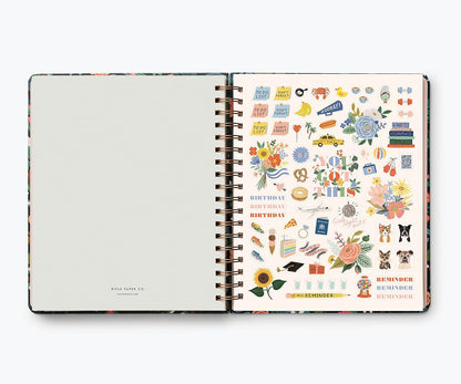 RIFLE PAPER CO. 2024 Peacock 17-Month Planner Large