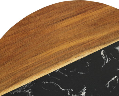 Wood & Marble Cutting Board Round