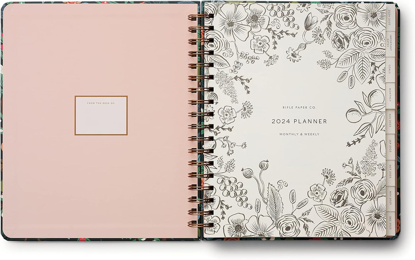 RIFLE PAPER CO. 2024 Peacock 17-Month Planner Large