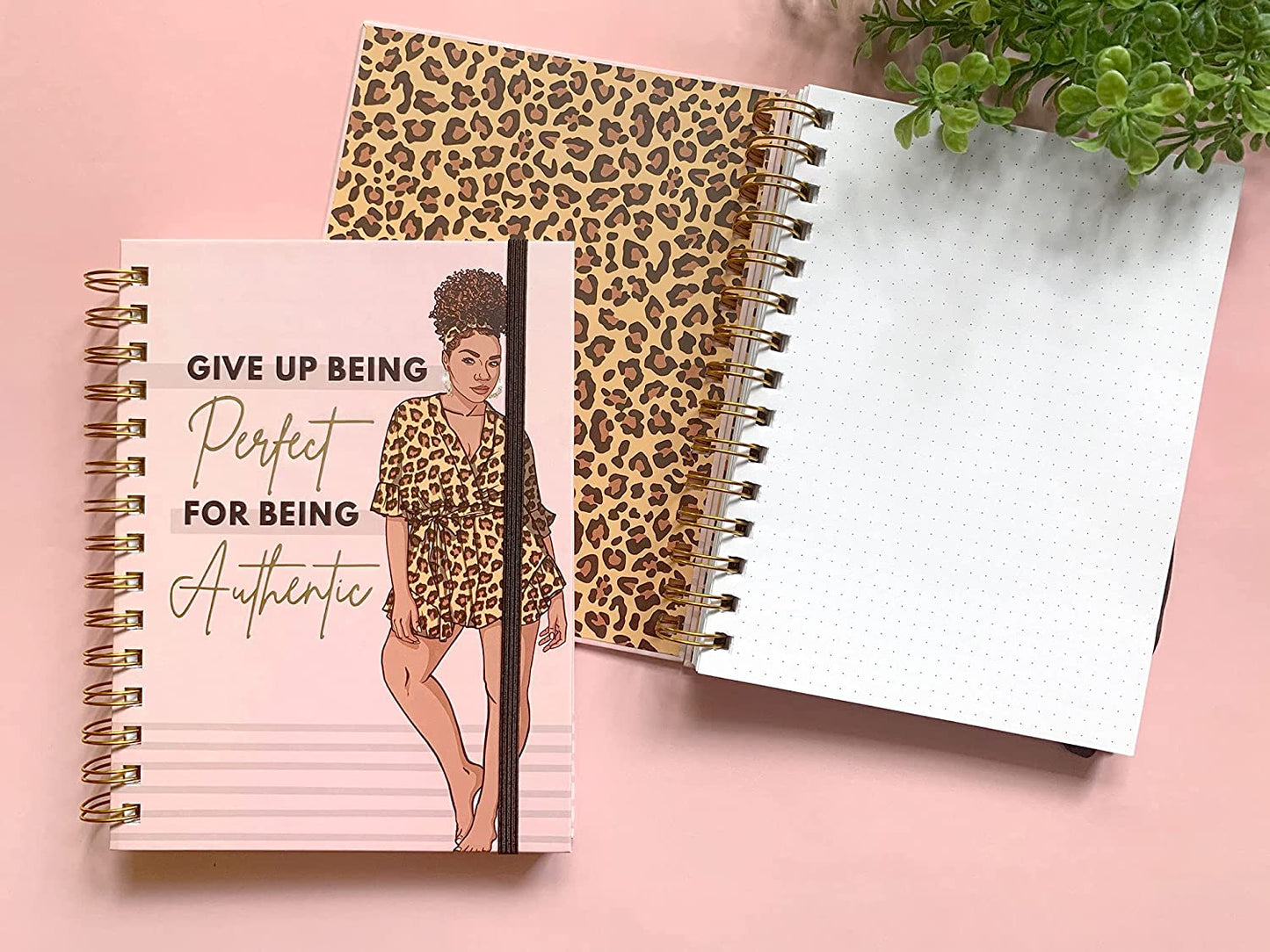 Give Up Being Perfect For Being Authentic Spiral Journal