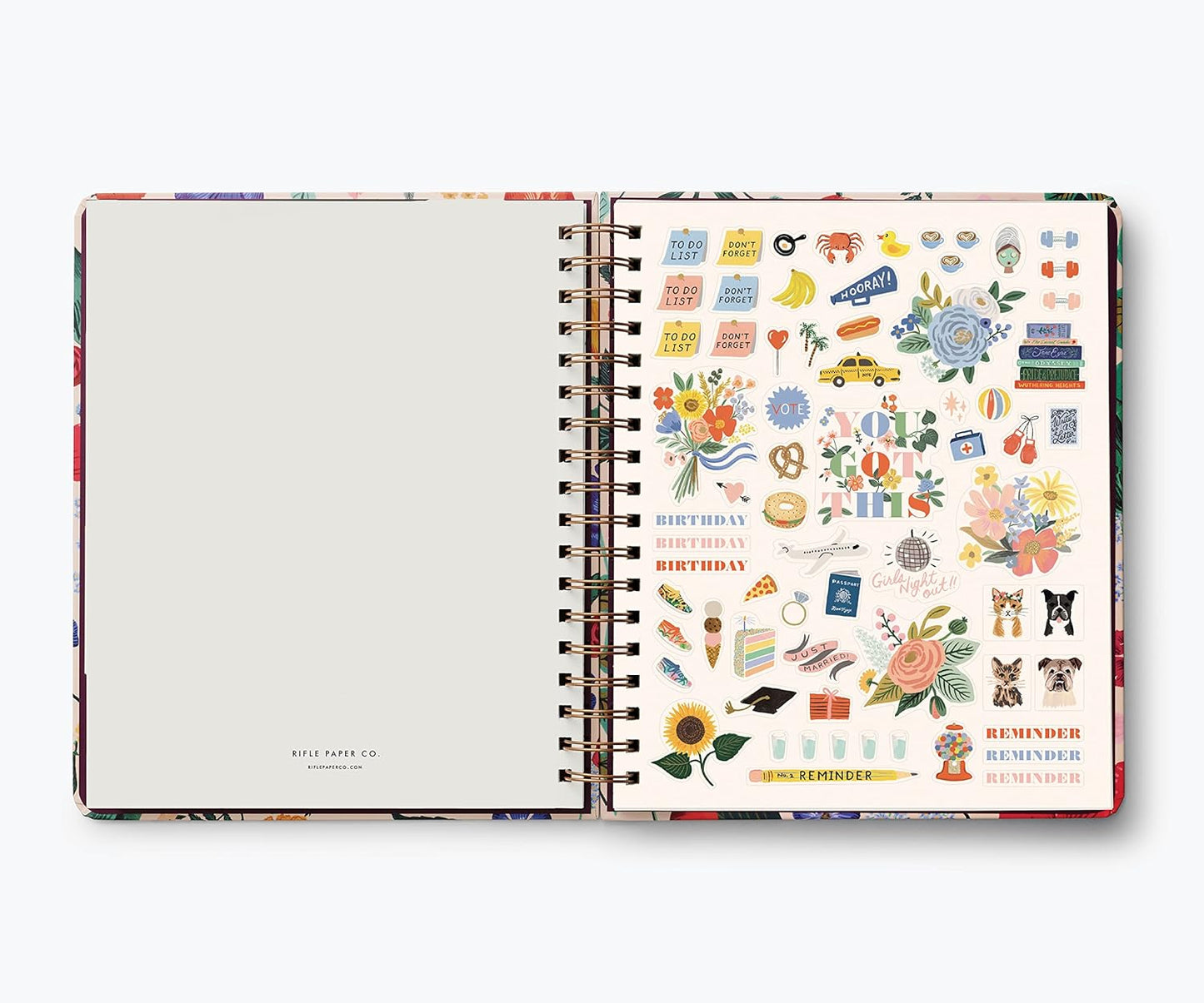 RIFLE PAPER CO. 2024 Peacock 17-Month Planner Large