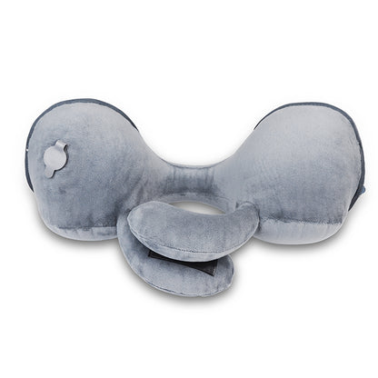 Press-type Inflatable U-shaped Pillow Neck