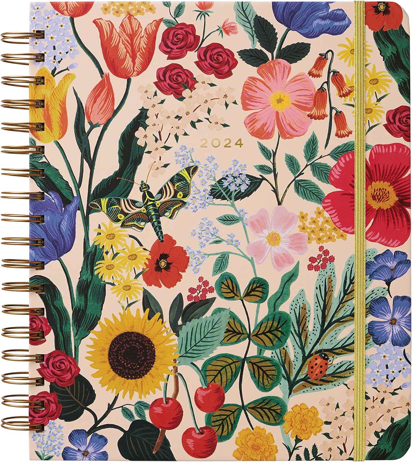 RIFLE PAPER CO. 2024 Peacock 17-Month Planner Large