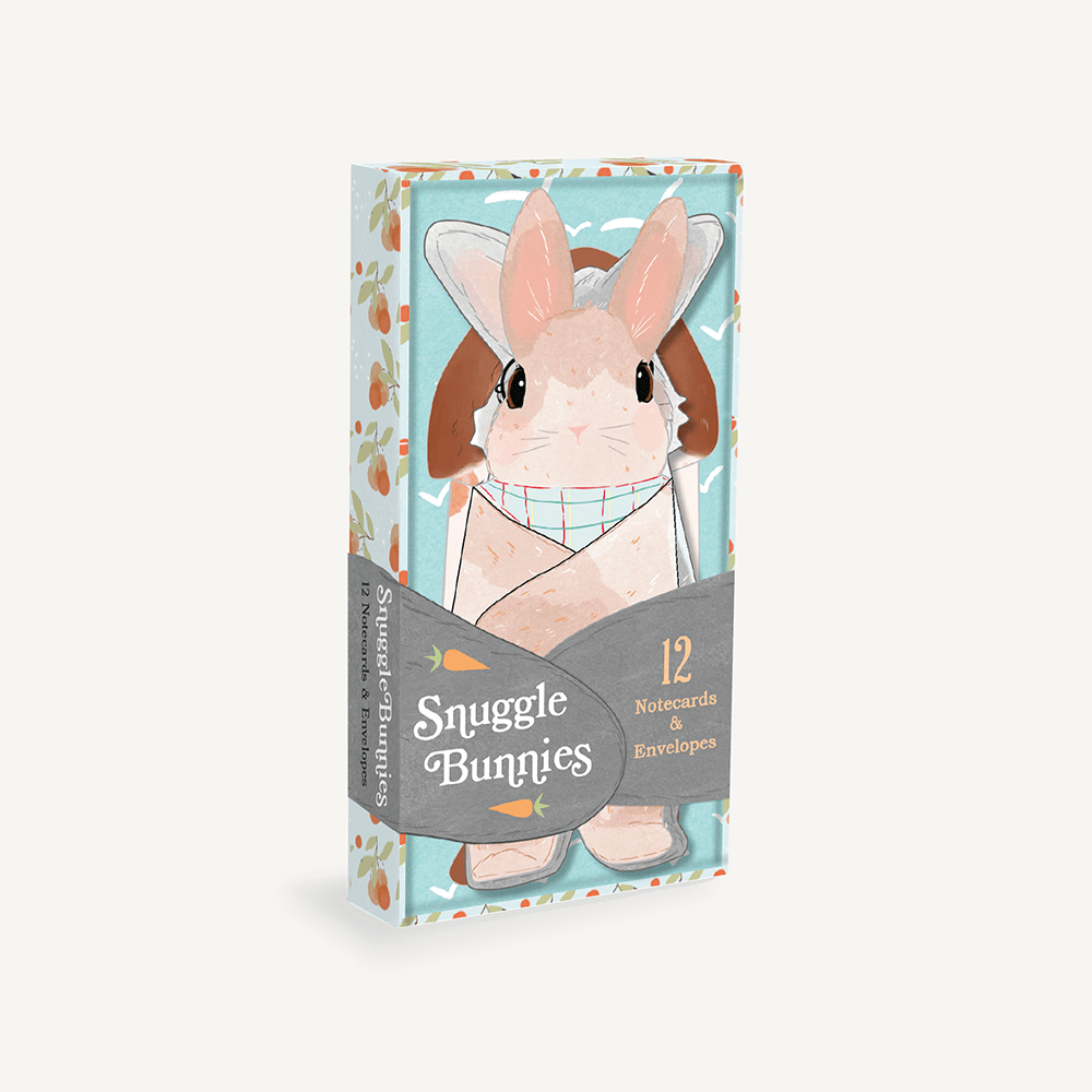 Snuggle Bunnies Notecards & Envelopes