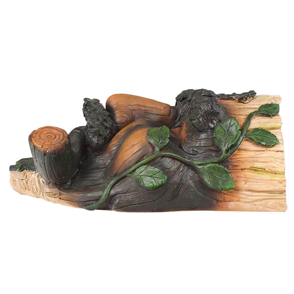 Cigar Pipe Bark Old Man Resin Craft Wall Decor