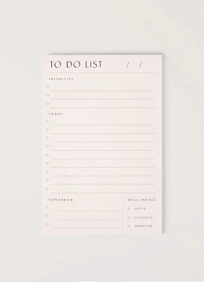 To Do List Pad