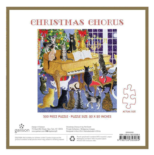 Christmas Chorus 500 Piece Jigsaw Puzzle