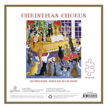 Christmas Chorus 500 Piece Jigsaw Puzzle