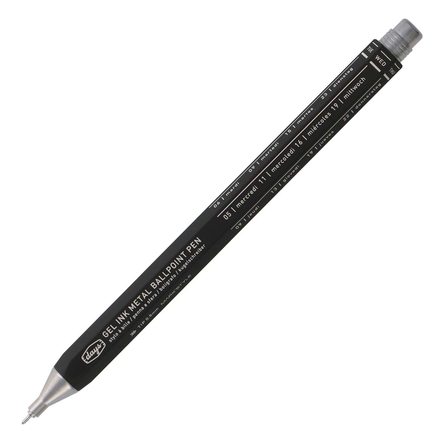 Mark's Days Gel Ink Metal Ballpoint Pen