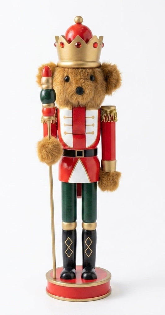 Wooden Nutcracker Soldier Figure Classic Christmas Tabletop Decoration for Shelves Countertops Mantels and Holiday Home Display (Copy)