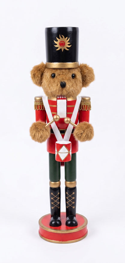 Wooden Nutcracker Soldier Figure Classic Christmas Tabletop Decoration for Shelves Countertops Mantels and Holiday Home Display (Copy)