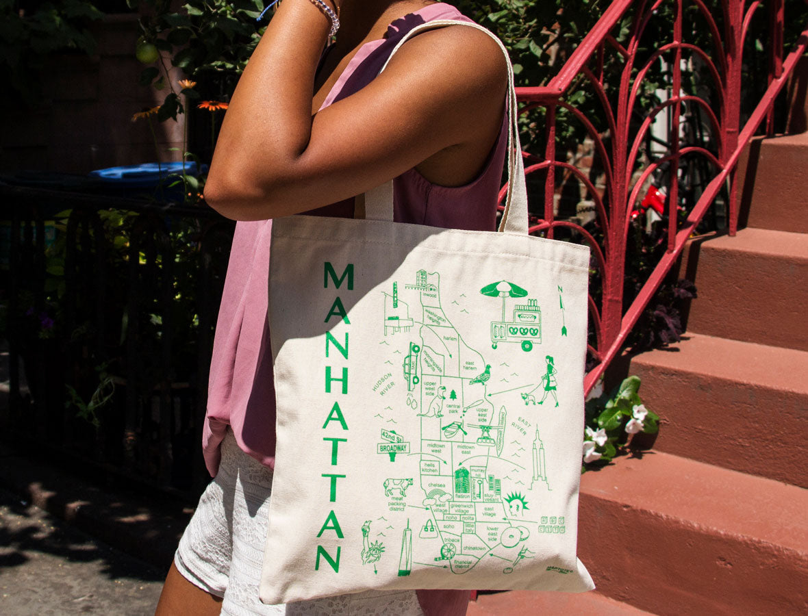 Maptote Manhattan Grocery Tote Bag