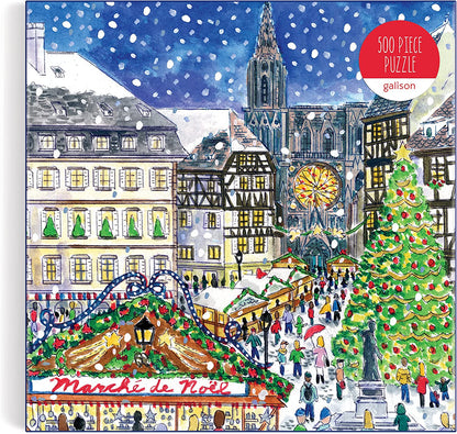 Michael Storrings Christmas in France 500 Piece Puzzle from Galison