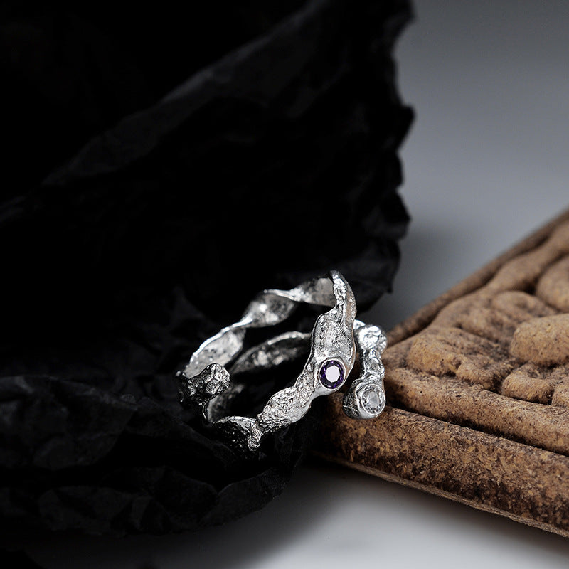 Winding Texture Ring For Women