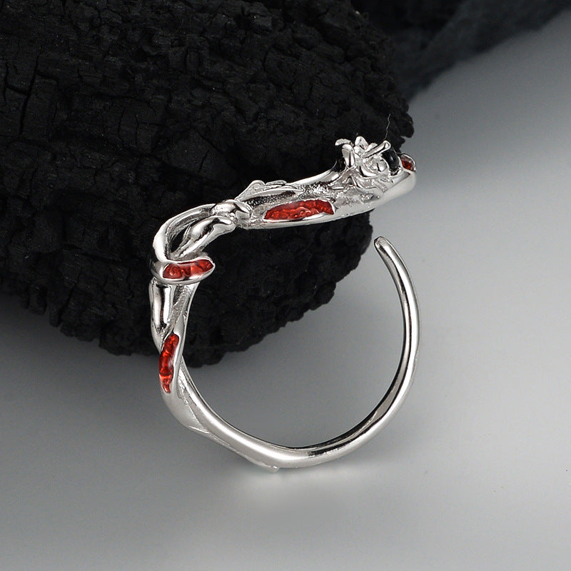 Sterling Silver Rose Ring For Women