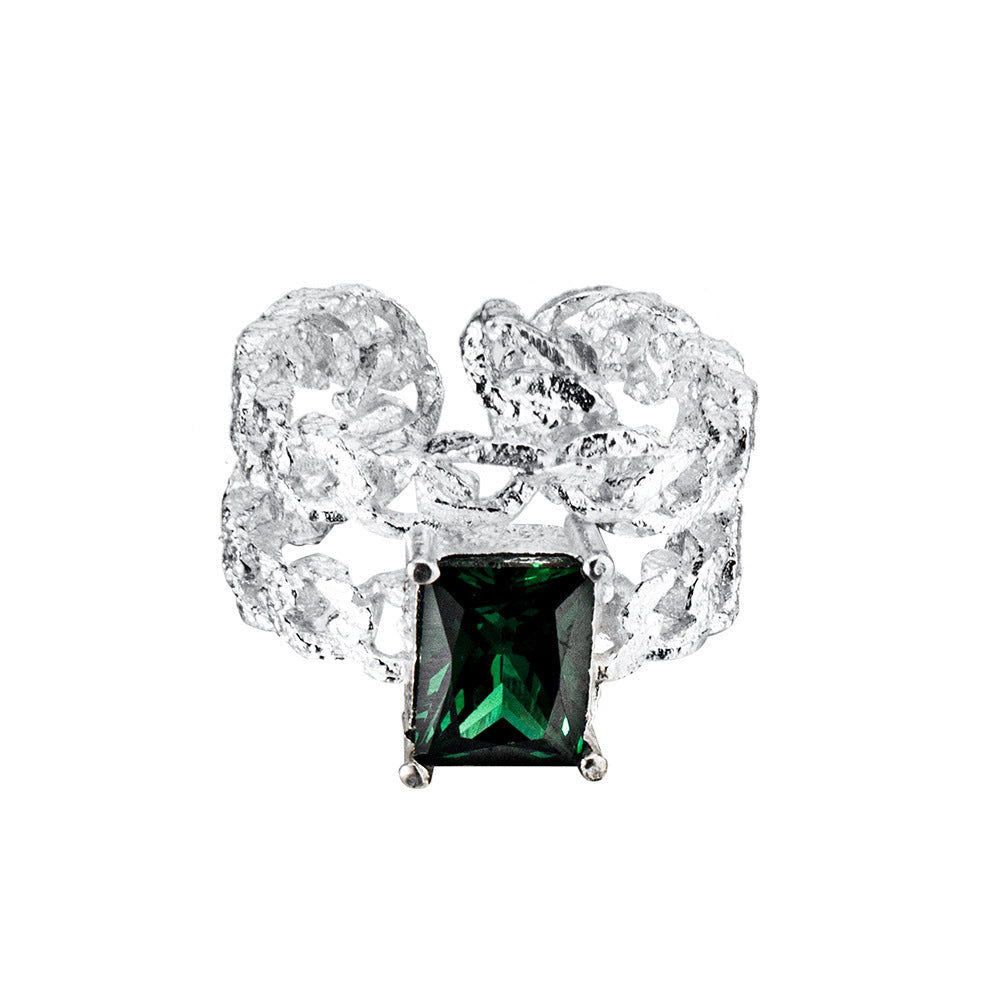 Emerald Ring Fashion Personality Female