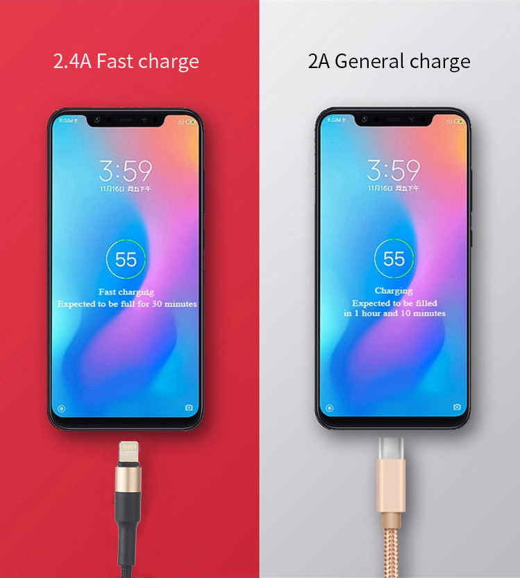 KLGO 3-In-1 High Power Fast Charging Data Cable