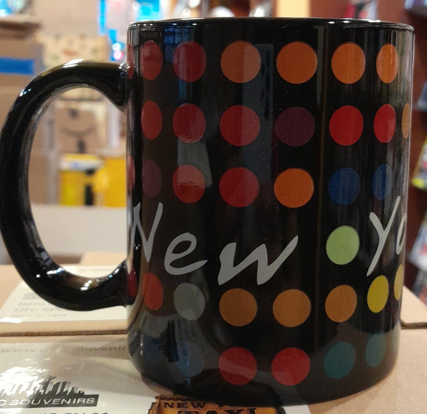 New York City Black Dot Mug