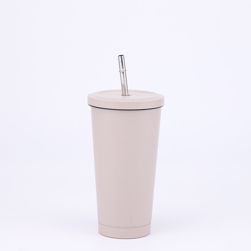 Stainless Steel Large-capacity Straw Insulation Cup