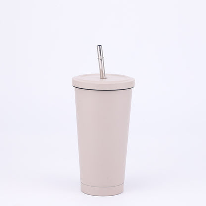 Stainless Steel Large-capacity Straw Insulation Cup