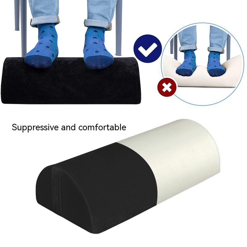 Office Sponge Rest Foot Pillow Memory Foam Non-slip Semicircle