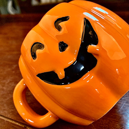 Ceramic Halloween Pumpkin Mug