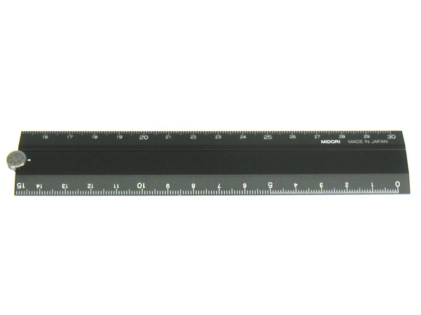 Aluminum Multi Ruler 30cm Black