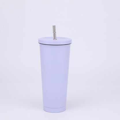 Stainless Steel Large-capacity Straw Insulation Cup