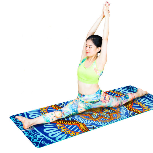 Digital Printed Suede TPE Yoga Mat