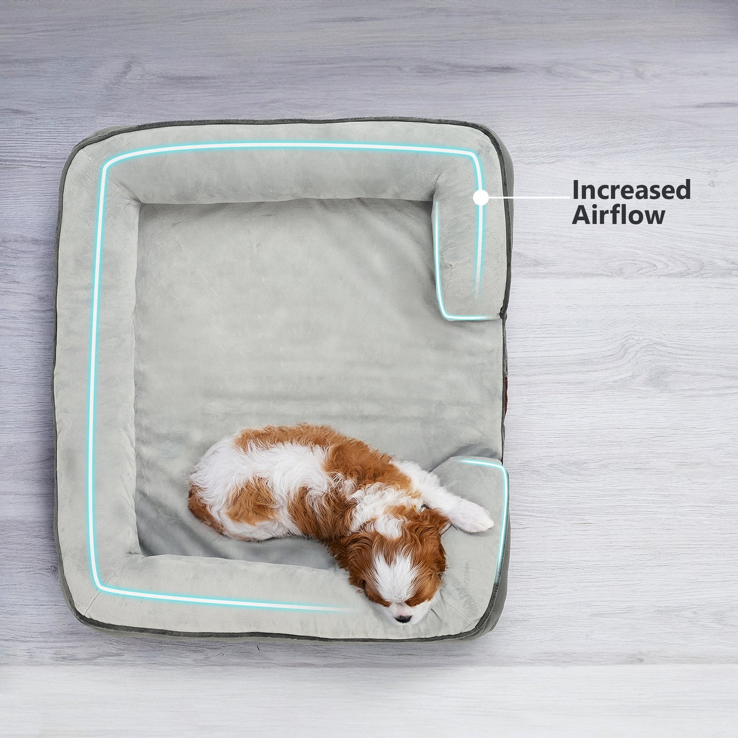 Calming Anti Anxiety Crate Bed for Pets