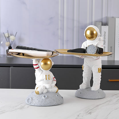 Astronaut Tray Key Storage Ornament